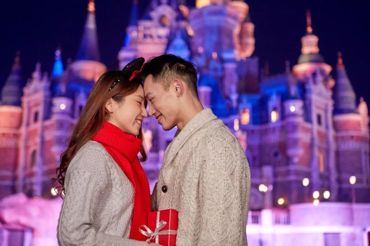 中国 バレンタインデー 上海ディズニーランド